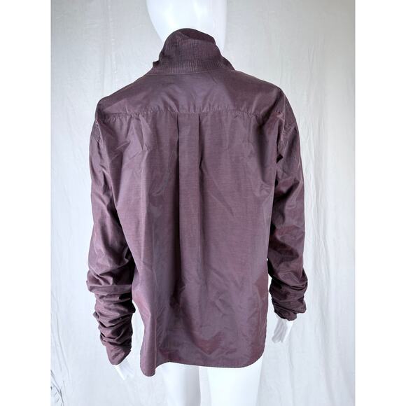 Iconic Romeo Gigli 1993 blouse with scarf collar and ruched sleeves IT40 - Picture 5 of 12